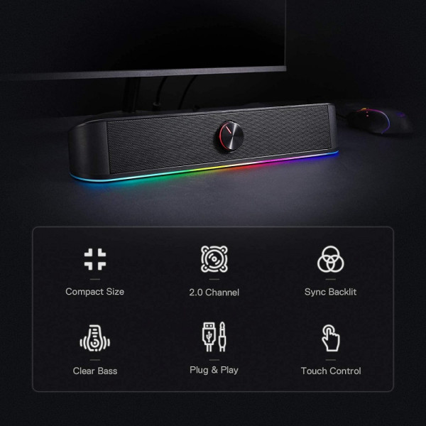 Redragon GS560 Adiemus Gaming Speaker - Image 4