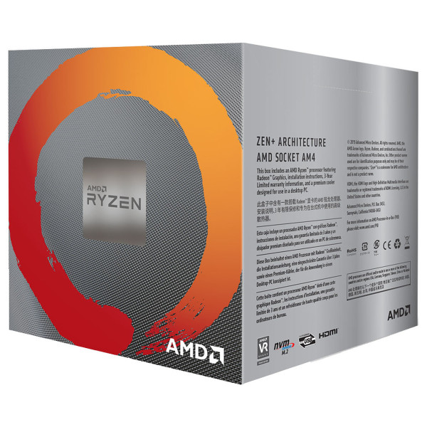 AMD Ryzen 5 3400G Wraith Spire Edition (3.7 GHz / 4.2 GHz) BOX - Image 3
