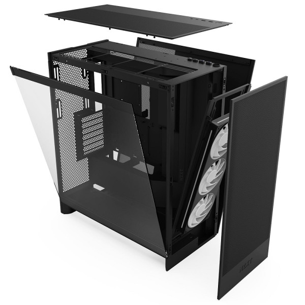 NZXT H7 Flow RGB (2024) Black - Image 4