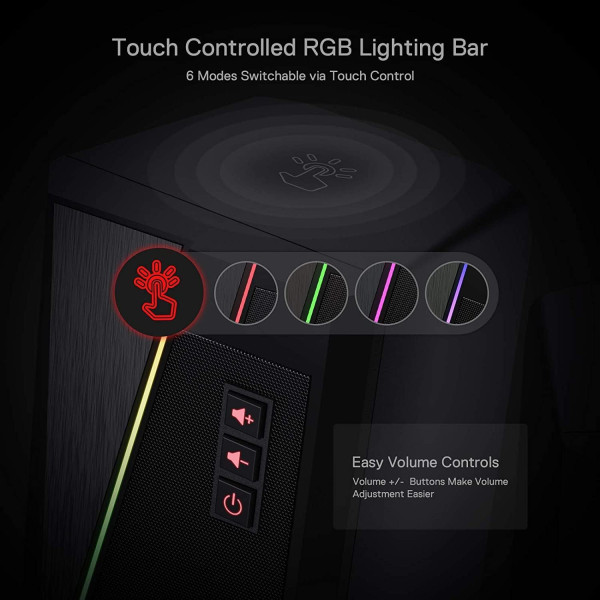 Redragon GS520 Anvil RGB Desktop Speakers 2.0 - Image 3