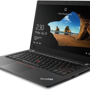 LENOVO ThinkPad T480S 14"" FHD, Core i7-8550U 1.8GHz, 24GB RAM, 500GB M.2-NVMe, Windows 11 Pro 64Bit, CAM, No Touch,, Black