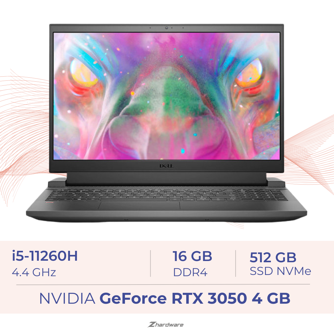 Dell G15 Intel Core i5-11 EME RAM 16GB SSD 512GB RTX3050